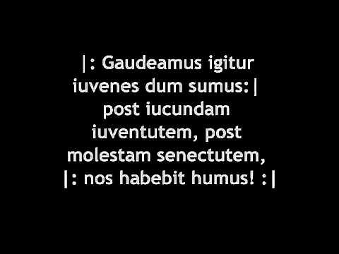 gaudeamus igitur