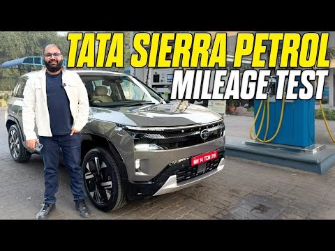 Tata Sierra Petrol 100 KM Mileage Test | Is It Powerful & Fuel Efficient? @MotorBeam