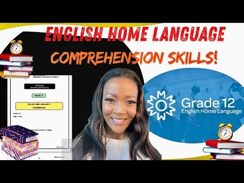 English Home Language: How to read and respond to comprehension questions.