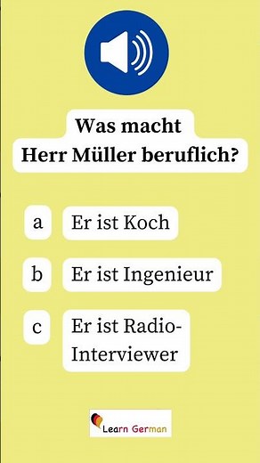 A2 Hören üben | Teil 1 Übung 13 | Goethe Exam German Listening | Learn German A2