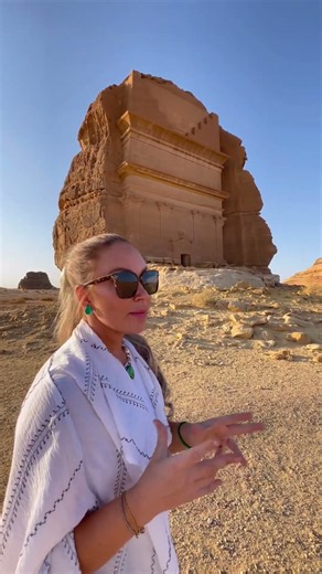 Hegra was the first UNESCO World Heritage Site in Saudi and this tomb is one of the many tombs in