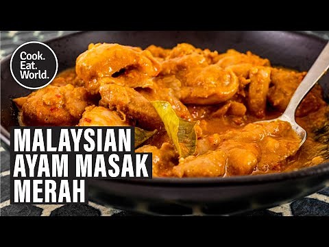 Ayam Masak Merah - Learn how to make this delicious Malaysian chicken curry