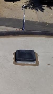 RV Front cap at roof repair