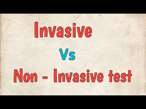 Invasive vs Non - Invasive test || Diagnostic test