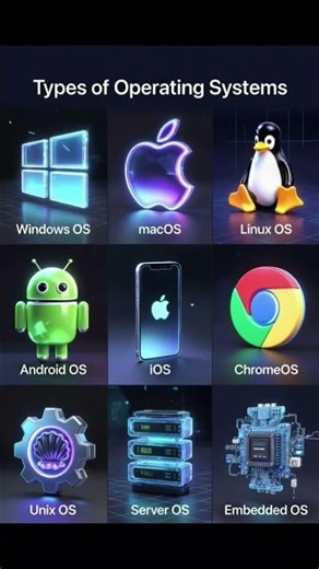 Types of new Operating System #trending #newarrivals #foryou #techtrendix #viral