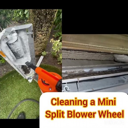 How To Clean Blower Wheel / How To Remove & Clean Blower Wheel / Cleaning Mini Split Blower Wheel