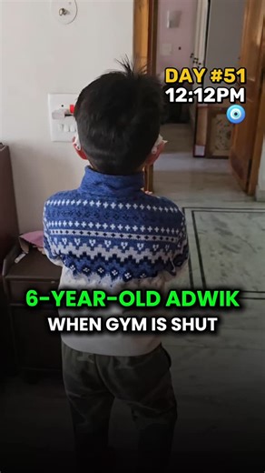 Adwik Paul on Instagram: "Day 51/75 🏋‍♂️- A day in the life of 6-year-old Adwik! 💪🔥 #AdwikDaily #stayactive"