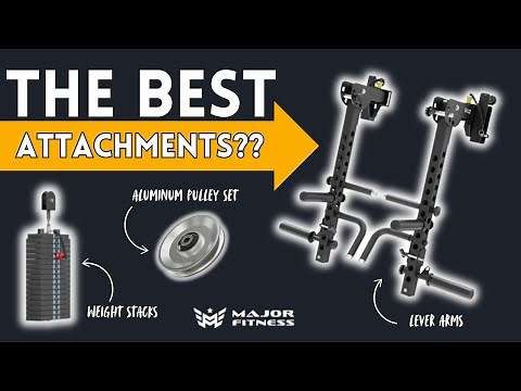 UPGRADE Your Major Fitness Rack With Versatile Attachments Like Aluminum Pulleys, Weight Stacks, Etc