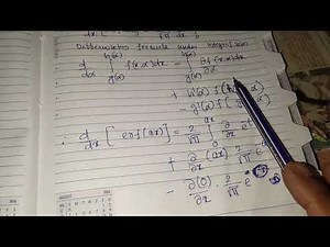 Derivative of error function