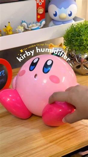 Peanut | Gaming & Tech Creator 🐻 on Instagram: "YES GIRL ITS A KIRBY HUMIDIFIER IM CRYING TOO #kirby #kawaiiaesthetic #nintendo #nintendods #gamingroom #cozygamingcommunity"