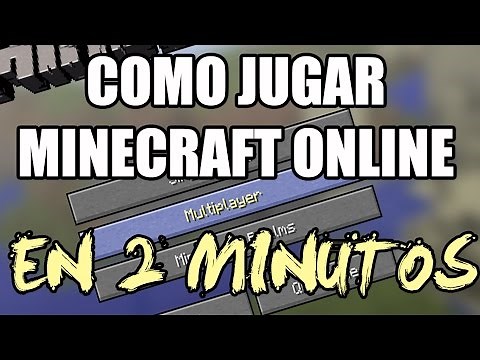 COMO JUGAR MINECRAFT ONLINE [ Tutorial en 2 minutos ]