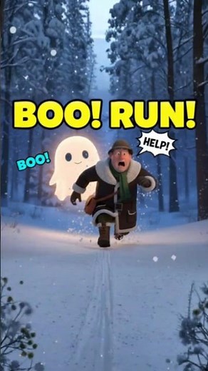 Casper Scares the Hunter! 👻😂 Epic Snowy Chase | Funny 3D Animation Short