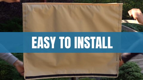 Amazon.com: Outdoor TV Cover 48, 49, 50 inch - WITH FRONT FLAP - Weatherproof, Waterproof protection, Soft Interior, With Bottom cover - Black : Electronics