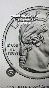 36K views · 1.2K reactions | THREE BRAND NEW 2024 QUARTER ERRORS!!! #findingmoney #quarter #quarte.... | The Coinchannel | Facebook
