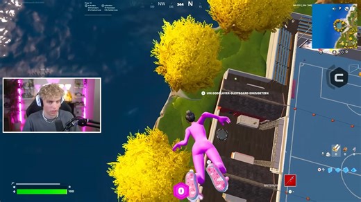 Verstecken-Challenge in Fortnite