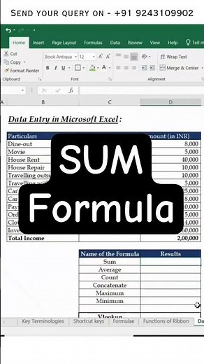 Excel's SUM Function Will CHANGE How You Calculate! ✅