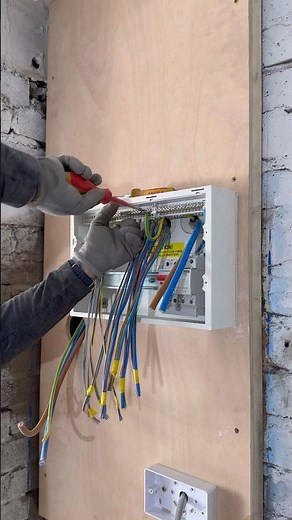 How to do a consumer unit with Glasgow Rewires #howto #rewire #electrical #electrician