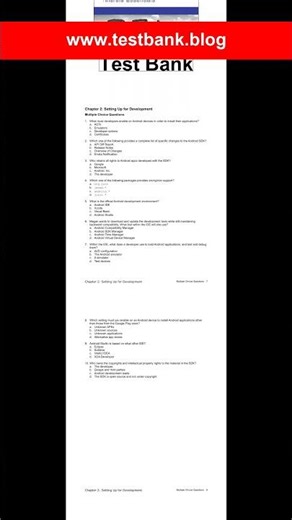 Test Bank for Introduction to Android Application Development Android Essentials 5th Edition by Annu