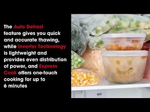 SHARP SMC1464KSC Carousel® Countertop Microwave Oven with Inverter Technology Key Features