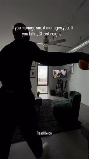 Managing sin keeps it alive. Killing sin removes its authority. Many believers don’t struggle because they lack desire for God they struggle because they’ve learned to coexist with what God calls to be put to death. | Elijah Gauldin