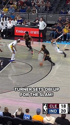 748K views · 6K reactions | Turner with the rejection, Obi takes flight with the slam! CLE-IND • TNT | NBA | Facebook