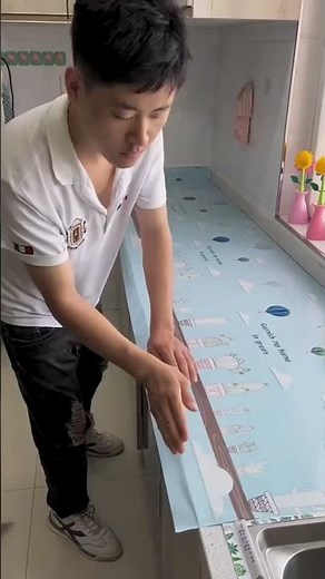 Self-Adhesive Vinyl Film Roll | Peel & Stick Wall & Furniture Wrap – Waterproof Surface Decor