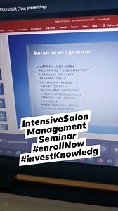 #intensiveseminar #salon #salonandspa #OWNER #tutorial #EnrollNow #handsonworkshop #AccreditedTrainer #assessorhairdressing #hilights #everyone #everyonehighlightsfollowers | Aguilar Dave
