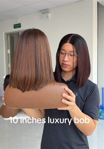 Luxury 10-Inch Bob Wigs from Vietnam
