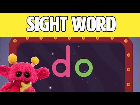 DO - Let's Learn the Sight Word DO with Hubble the Alien! | Nimalz Kidz! Songs and Fun!