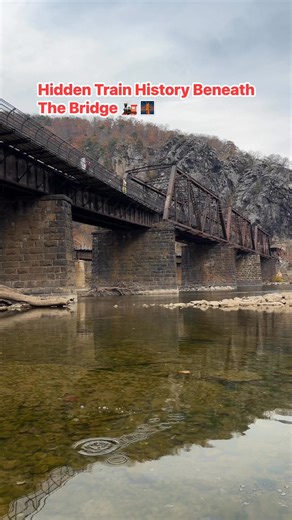 376K views · 4.7K reactions | Hidden Train History Beneath The Bridge  The river dropped and this old piece of railroad suddenly appeared like it was waking up from a long nap.  Makes me wonder how many trains rolled over this spot and how far this piece traveled before it ended up here. If you had to guess what it is or how old it might be, what would you say. 樂 #TrainLovers #Railfan #RailroadHistory #Trains #BridgeShot | Train Lovers | Facebook