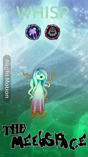 WHISP in THE MEEBSPACE but ANIMATED [My Singing Monsters] @Plasmasm​⁠​⁠ ​⁠ #shorts #msm #fanmade