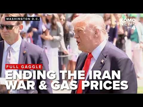 FULL GAGGLE: 'Do we just want to blast the hell out of 'em or make a deal?': Trump says of Iran war