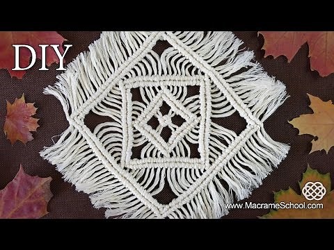 Macrame Tablecloth Tutorial | Table Mats & Table Decoration