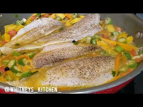 Steamed Butterfish Fillets || JAMAICAN-STYLE || EASY TO FOLLOW RECIPE || WHITNEY'S KITCHEN JAMAICA