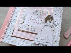 🌸 TUTORIAL First Communion Album | Binding and Russian Spine | Dayka Blessings 🩷
