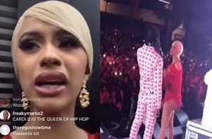 Offset Crashes Cardi B's Performance Set & Asks For Forgiveness, She Rejects Him & Responds On IG Live!