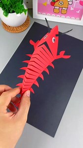 Title: Let’s Make a Paper Lobster Hashtags: #PaperLobster #DIYPaperCraft #FunWithFolding #KidsCraftTime #CreativePaperToy #EasyOrigami #FoldAndPlay #LobsterFun #CraftyCreatures | paper craft