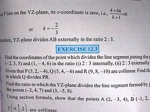 11 th (NCERT) Mathematics-INTRODUCTION TO THREE DIMENSIONAL GEOMETRY EXERCISE- 12.3 (Solution),CH-12