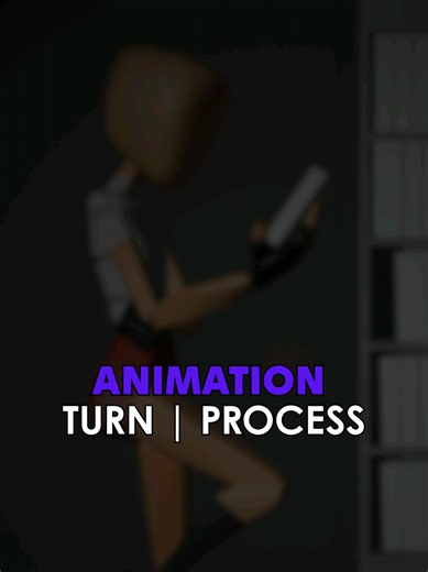 Animation process: character turning #animation #3danimation #animationprocess