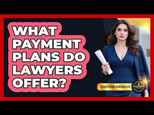 What Payment Plans Do Lawyers Offer?