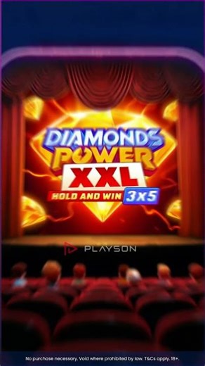 NEW GAME ALERT: Diamonds Power XXL! 💎⚡