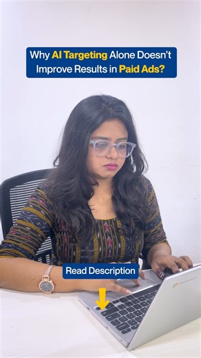 Alkemy Edtech - Digital & AI Skills for Career on Instagram: "Why AI targeting alone doesn’t improve results in paid ads? AI targeting can help ads reach the right people, but targeting alone doesn’t drive results. Many paid ad campaigns struggle because the real issues sit elsewhere. Weak creatives, unclear offers, poor landing pages, or broken conversion tracking limit performance. AI can optimize delivery, but it can’t fix unclear messaging or low-intent experiences. Strong results come when 