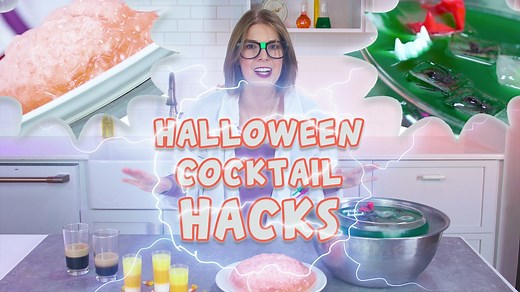 4.9K views · 26 reactions | Double, double, toil, and trouble! Julia shows some spooky cocktail hacks so you can make your Halloween Party extra special! | Allrecipes | Facebook