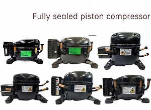 [Hot Item] Refrigerator Compressor R134A/1234yf DC Compressor Reciprocating Compressor Ezh65W Cooling Capacity 65W