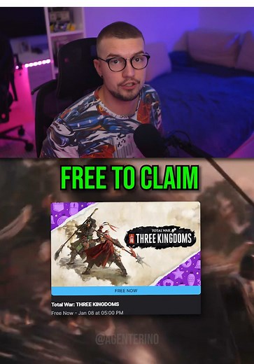 Total War: THREE KINGDOMS is FREE to CLAIM! #totalwarthreekingdoms #freegames #freegamealert #epicgames #agenterino