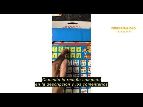 Reseña del Lexibook, Tableta educativa, Bilingüe ESPAÑOL/INGLÉS, Tableta parlante con Pantalla para