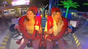 Quick pierced nipslip on slingshot ride [9:34] - YTboob