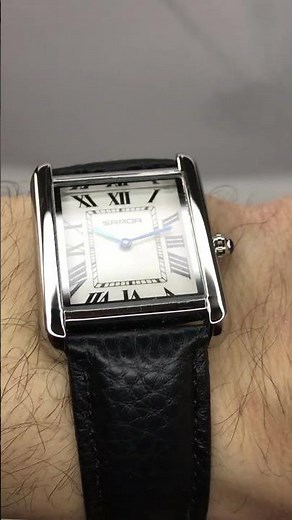 Sanda Tank Watch - wrist shot