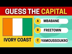 African Countries & Capitals Quiz🌍 | Test Your Geography Knowledge 🏆
