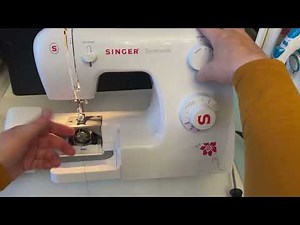 Threading and winding the bobbin on a Singer Serenade 2250 #singersewingmachine #sewingmachine #s...
